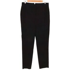 BCBGMaxazria High Rise Slim Tapered Dress Pant Womens Size 8 Black Career Office